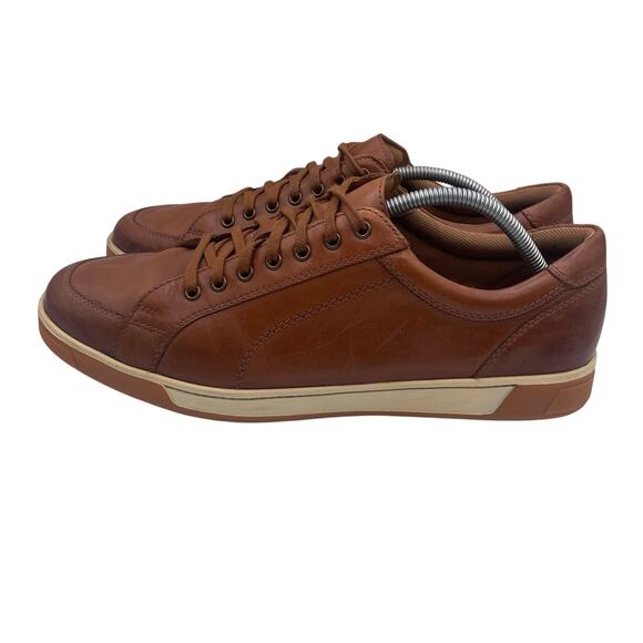 Cole Haan Grand Crosscourt British Tan Leather Casual Lace Up Shoes Mens 11.5 - Picture 1 of 8